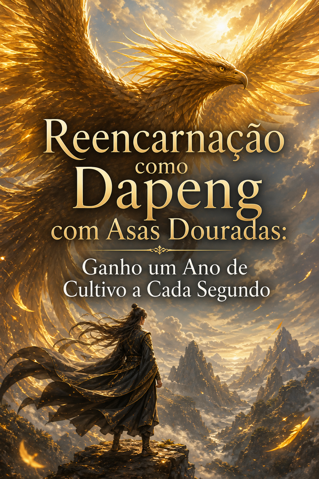 Reencarnação como Dapeng com Asas Douradas: Ganho um Ano de Cultivo a Cada Segundo