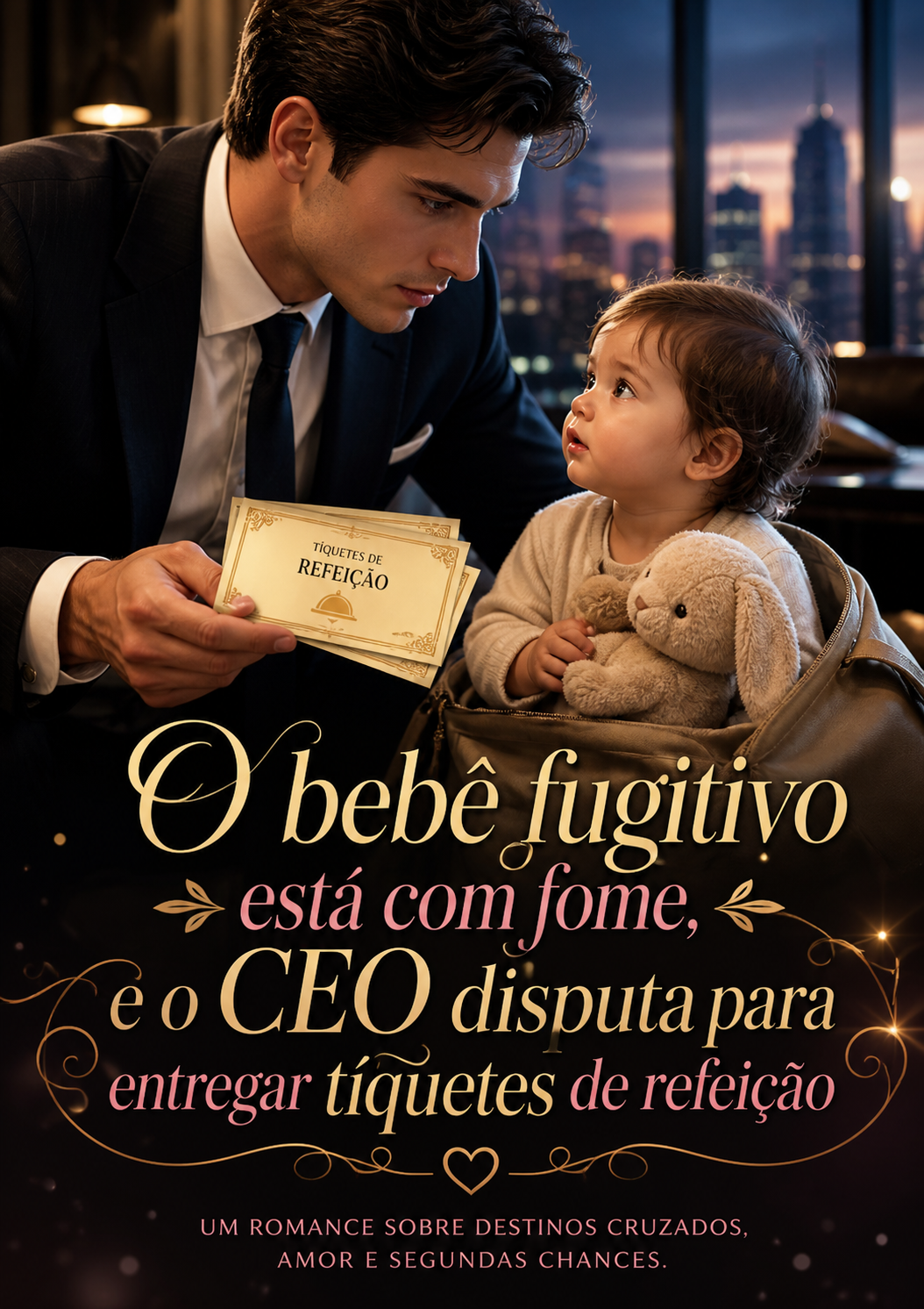 O bebê fugitivo está com fome, e o CEO disputa para entregar tíquetes de refeição