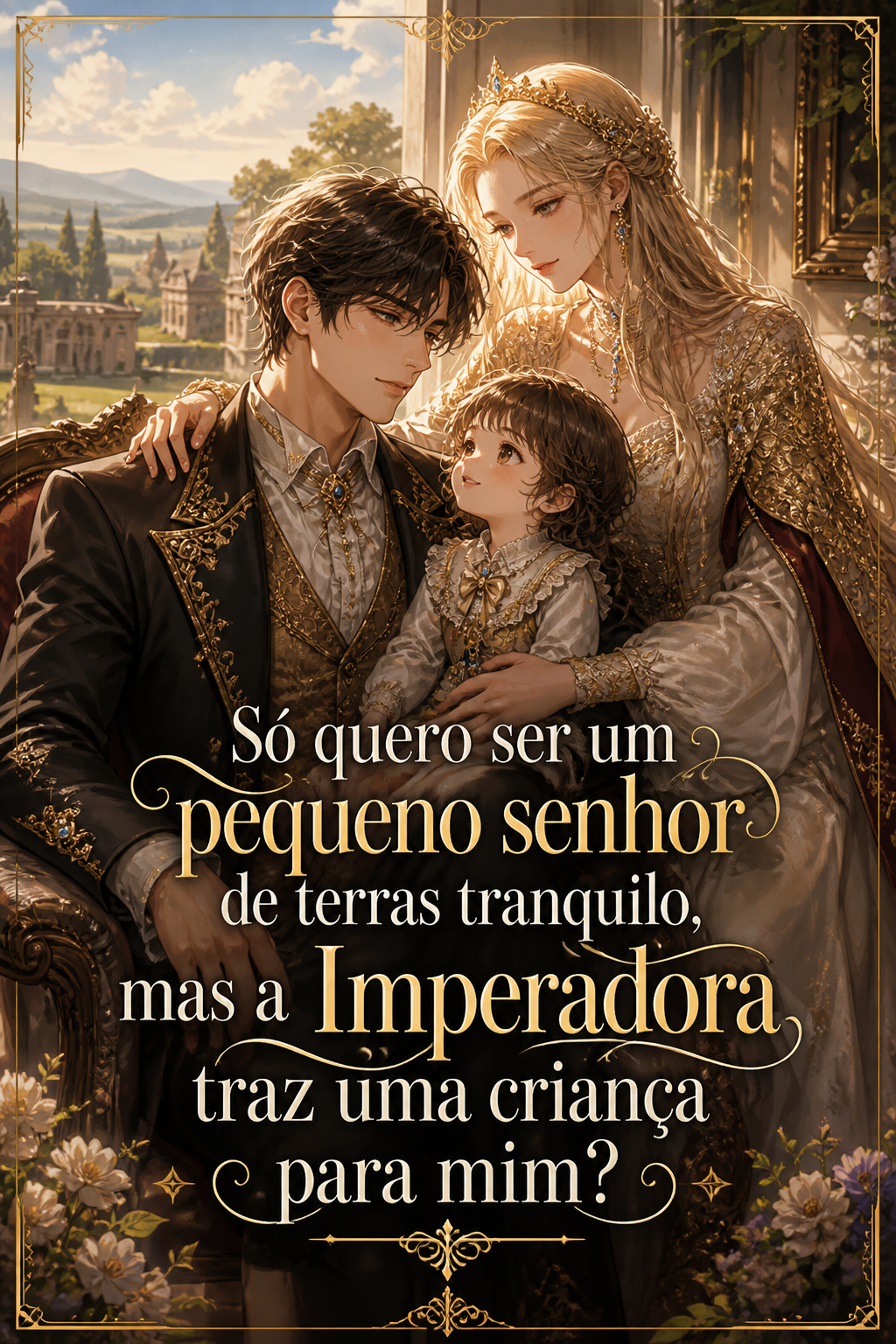 Só quero ser um pequeno senhor de terras tranquilo, mas a Imperadora traz uma criança para mim?
